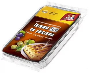 Jan Niezbędny Sarantis Foremki aluminiowe zapiekanka 3szt ZZAJAN117 - Formy do ciast - miniaturka - grafika 3