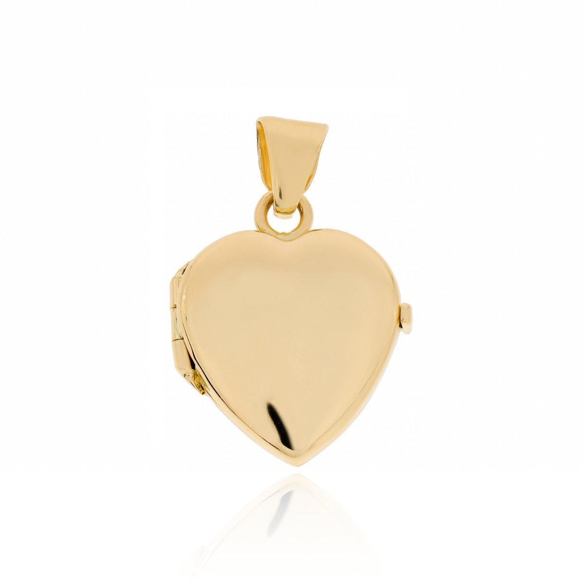 Złota zawieszka puzderko serce pr. 585