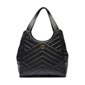 Torebki damskie - Pinko Skórzana shopperka PUZZLE - miniaturka - grafika 1