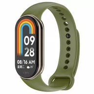 Akcesoria do smartwatchy - Pasek silikonowy Vanfone do Xiaomi Mi Band 8, khaki - miniaturka - grafika 1