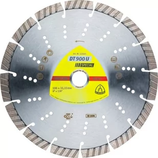 Klingspor tarcza diamentowa segmentowa 230mm x 2,6mm x 22mm 325045 325045 - Akcesoria do elektronarzędzi - miniaturka - grafika 1