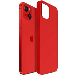 3mk Hardy Silicone Mag Case do iPhone 14 Plus czerwony - Etui i futerały do telefonów - miniaturka - grafika 1