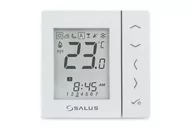 Regulatory i termostaty - Salus Regulator temperatury cyfrowy bezprzewodowy 4w1 biały podtynkowy 230V VS10WRF VS10WRF - miniaturka - grafika 1