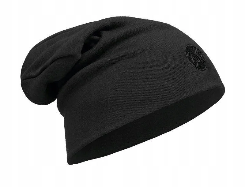Czapka zimowa Buff z wełny Merino Heavyweight czarna