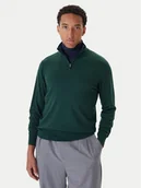Swetry męskie - Kappa Golf 68118HW Zielony Regular Fit - miniaturka - grafika 1