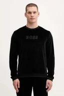 Bluzy męskie - BOSS bluza męska kolor czarny z aplikacją 50550636 - miniaturka - grafika 1