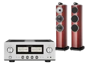 Zestawy stereo - Luxman L-507Z (srebrny) + 804 D4 (rosenut) - miniaturka - grafika 1