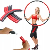 Pozostały sprzęt i akcesoria do ćwiczeń - ODCHUDZAJĄCE HULA HOP HOOP SKŁADANE MASAŻER PIANKA - miniaturka - grafika 1