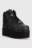 Sneakersy damskie - sneakersy BUFFALO - 1300-6  BLACK-39 - miniaturka - grafika 1