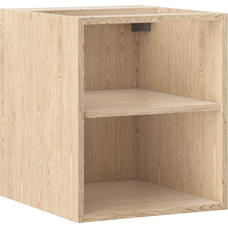 Mexen Box-A szafka otwarta z półką 40 cm, dąb - 91AX2-0400-470-0-81