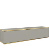 Szafki RTV - Szafka RTV-135 Szary Mat Oro Piaski Meble Szary - miniaturka - grafika 1