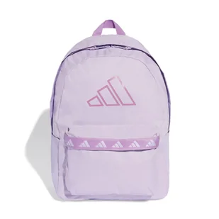 Plecak szkolny ADIDAS CL TAPE BPK JX9076 – Fioletowy - Plecaki szkolne i tornistry - miniaturka - grafika 1