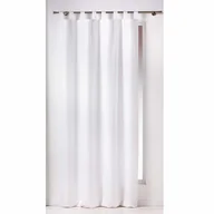 Zasłony - Douceur d'Intérieur douceur D l'intérieur  1600515, zasłona, 140x260 cm, przechodniów Essentiel, poliester kolorów uni, biały 1600515 - miniaturka - grafika 1