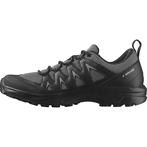 Salomon Męskie buty trekkingowe X BRAZE, pewter/czarne/szare (Feather Gray), 42 EU, Pewter Black Feather Gray, 42 EU