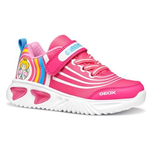 Geox J Assister Girl C Sneakersy dziewczęce, różowy, 36