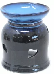 Kominek Zapachowy Ceramiczny Serce Granatowe - Zapachy do domu - miniaturka - grafika 1