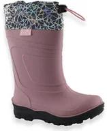 Buty dla dziewczynek - Śniegowce dla dziewczynki nieprzemakalne Wojtyłko 25099 Różowe - miniaturka - grafika 1