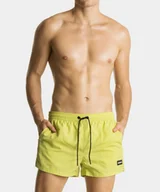 Kąpielówki męskie - Szorty kąpielowe krótkie Atlantic KMB-212 limonkowe 2XL - miniaturka - grafika 1