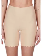 Spodenki damskie - Skiny Szorty w kolorze beżowym - miniaturka - grafika 1
