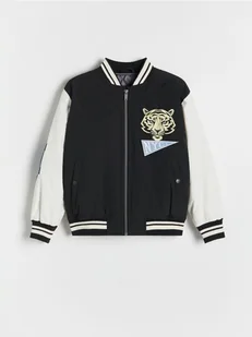 Reserved - Kurtka bomber oversize - czarny - Kurtki i płaszcze dla chłopców - miniaturka - grafika 1
