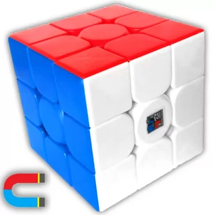 Profesjonalnie Wyregulowana Magnetyczna Kostka 3X3 + Podstawka Rubika - Łamigłówki - miniaturka - grafika 1
