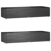 Pokrowce na meble ogrodowe - Pokrowce na leżaki, 2 szt., 12 oczek, 205x75x40 cm, PE Lumarko! - miniaturka - grafika 1