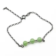 Bransoletki - Bransoletka - “OBFITOŚĆ” - AWENTURYN, Srebro p.925 - miniaturka - grafika 1