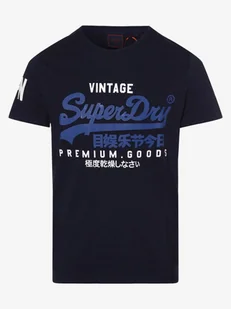 Superdry - T-shirt męski, niebieski - Koszulki męskie - miniaturka - grafika 1