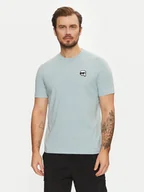 Koszulki męskie - KARL LAGERFELD T-Shirt 755710 551224 Błękitny Regular Fit - miniaturka - grafika 1