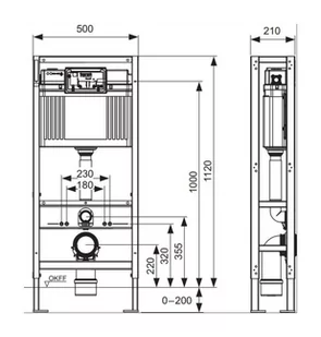 Tece 9500393 9500393 - Stelaże i zestawy podtynkowe do WC - miniaturka - grafika 1