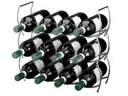 Excellent Houseware STOJAK NA WINO 3 ELEMENTY STAL CHROMOWANA KOOPMAN C80820000