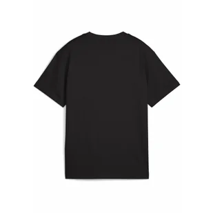 Młodzieżowa koszulka Essentials Animal Logo Infill PUMA Black - Odzież sportowa dziecięca - miniaturka - grafika 1