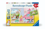 Puzzle - Ravensburger Puzzle 2x12 Royal Friendship - miniaturka - grafika 1