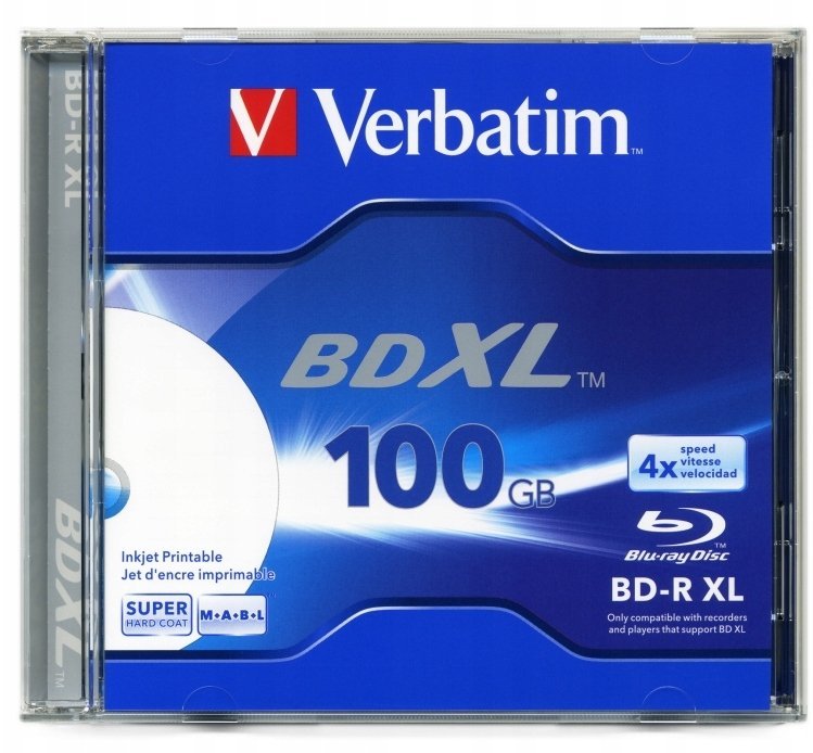 Verbatim Płyta Blu-ray Verbatim BD-R XL 100 GB 1 szt.