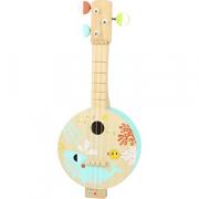 Instrumenty muzyczne dla dzieci - Tooky Toy Lumarko Drewniane Banjo Nauka Gry Dla Dzieci Z Motywem Morza! TF572 Lek - miniaturka - grafika 1