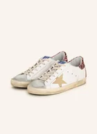 Sneakersy damskie - Golden Goose Sneakersy Super-Star weiss - miniaturka - grafika 1
