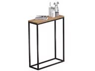 Konsole i sekretarzyki - Konsola Loft Industrialna Dąb Odwieczny - miniaturka - grafika 1