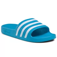 Klapki i japonki damskie - Adidas Klapki adilette Aqua FY8047 Solblu/Ftwwht/Solblu - miniaturka - grafika 1