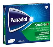 Przeziębienie i grypa - GLAXOSMITHKLINE Panadol Sprint 500 mg x 12 tabl powlekanych - miniaturka - grafika 1