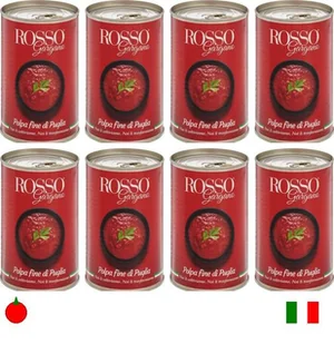 Pulpa pomidorowa Polpa di Puglia 400g x8 - Rosso Gargano włoska - Koncentraty warzywne, przeciery - miniaturka - grafika 1