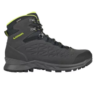 Męskie Buty Trekkingowe Lowa Explorer Gtx Mid Anthrazite/Limone 43 1/3 - Buty trekkingowe męskie - miniaturka - grafika 1