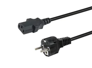 Equip 112110 kabel zasilające Czarny 1,8 m CEE7/7 IEC C13 - Kable komputerowe i do monitorów - miniaturka - grafika 1