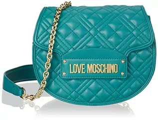 Torebki damskie - Love Moschino Damska torba na ramię Jc4322pp0fla0850, zielona, rozmiar uniwersalny, zielony, jeden rozmiar - grafika 1