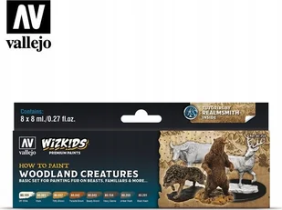 Vallejo Vallejo: Wizkids - Woodland creatures 8x8 ml - Akcesoria i części modelarskie - miniaturka - grafika 1