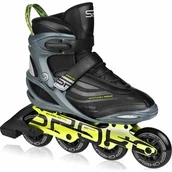 Rolki - Spokey Preto Czarno-zielony (rozmiar 42) - miniaturka - grafika 1