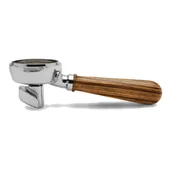 Akcesoria i części do ekspresów do kawy - Portafilter Lelit PLA582Z - z podwójną wylewką 58 mm - Drewno Zebrano - miniaturka - grafika 1