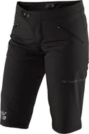 Spodenki rowerowe - 100% Szorty damskie 100% RIDECAMP Womens Shorts black roz. M NEW 2021 - miniaturka - grafika 1