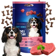 Przysmaki dla psów - Miękkie kosteczki z wołowiną, przysmak dla psa OptiVital 90 g - miniaturka - grafika 1