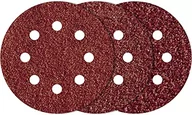 Materiały ścierne - Wolfcraft Krążki ścierne samoprzyczepne korund śr. 125 mm granulacja 60, 80, 120 (25szt.) 8401000 - miniaturka - grafika 1