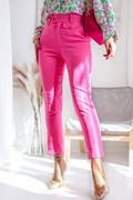 Spodnie damskie - Spodnie Visual różowe - SHOPAHOLIC`S DREAM - miniaturka - grafika 1